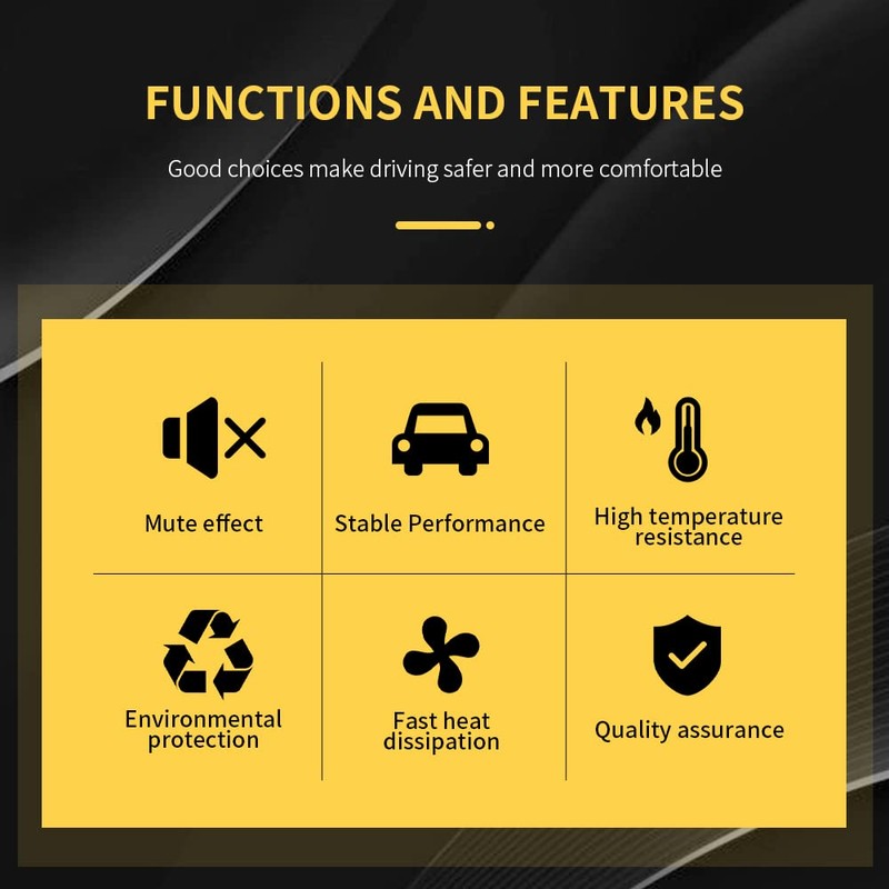 Fraxle Front and Rear Ceramic Brake Pads Set with Hardware