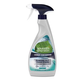 Seventh Generation Natural Laundry Stain Remover, Free & Clear, 16 oz Spray Bottle