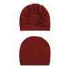 DRESHOW 5 Pack Knotted Headwraps for Women African Turban Pre-Knotted