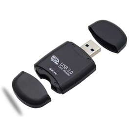 USB 3.0 SD Card Reader, High Speed USB 3.0 Memory SD TF Card Reader for SDXC, SDHC, MMC, RS-MMC, Micro SDXC, Micro SD, Micro SDHC, UHS-I Cards - Card Reader, Micro SD Card Reader