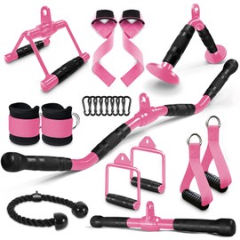 WNOEY LAT Pulldown Attachments, Cable Machine Attachment Gym Accessories, Cable Attachments for Gym, Home Gym Accessories