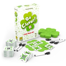 Asmodee So Clover! Party Game - Cooperative Word Association Board Game for Ages 10+, 3-6 Players, 30 Min Playtime