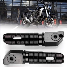 MAD HORNETS Rear Footrest Footpegs for CB125R CB250R CB300R CBR250RR CBR600RR Black