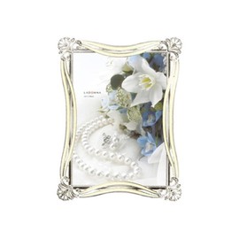 LADONNA MJ70-2L-WH Bridal Photo Frame, White, 2L