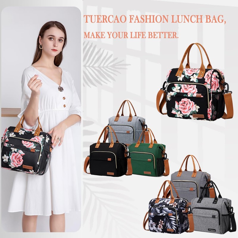 TuErcao Lunch Bags for Women - Boite a Lunch Femme