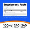 Nutricost Nutricost DHEA 100mg, 240 Capsules - Gluten Free, Soy