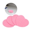 minkissy 60pcs Heart Shaped Compressed Facial Sponges Travel Friendly Exfoliating