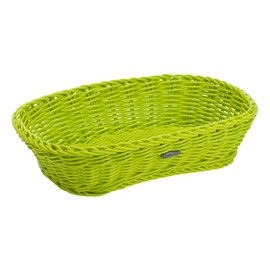 Westmark Mehrzweck-Korb, geeignet für Hotel und Gastronomie, Eckig, ca. 26,5 x 19 x 7 cm, Synthetikfaser, Saleen Coolorista Edition, Lime 2, 02036137101