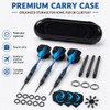 WayArrival Steel Tip Darts 24g, 3 Pack with Case and