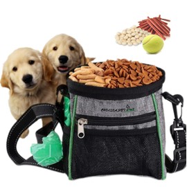Asjdzy Dog Training Treat Pouch Premium Pet Training Bag Portable Dog Treat Pouch for Pet Training Easy Clean Durable Multifunctional Multiway Carrying for Walking Pet Supplies