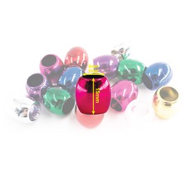 126 Pcs Beads Jewelry Making Kit DIY Hair Braiding Bracelet Ornaments Crafts Jumbo Round Pony (Metallic Hot Pink)