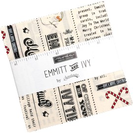 Emmitt & Ivy Charm Pack by Sweetwater; 42-5" Precut Fabric Quilt Squares