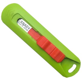 CANARY Box Cutter Retractable Blade, Mini Box Opener Tool, Made in Japan, Green (DC-15)…