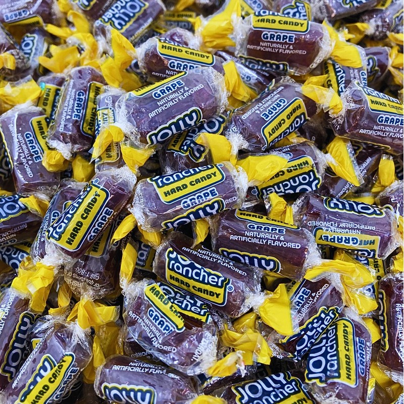 Jolly Ranchers Hard Candy 3lbs- All Grape Individually Wrapped Delicious