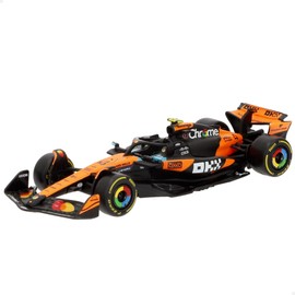 Bburago - McLaren F1 MCL39 2025#4 Norris, Auto Diecast in Scala 1:43 con Dettagli Autentici, Replica F1 McLaren, Livrea Papaya/Nera, Licenza Ufficiale, Età Consigliata 3+ Anni