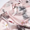 SUNMISILK 100% Mulberry Silk Scarfs for Women Floral Print Satin