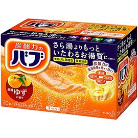 Kao Bub Yuzu Scent (1.4 oz (40 g) x 20 Tablets, Set of 10