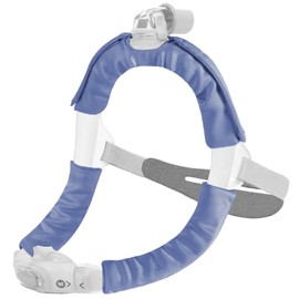 3 Packs Satin CPAP Strap Covers, CPAP Strap Cushions, Comfort CPAP Face Mask Cushion Pads CPAP Mask Covers to fit Dreamwear Universal Silky CPAP Headgear Pads for Reducing Red Marks (Blue Purple)