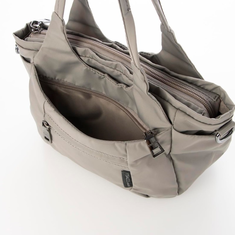 Isaac Tote Bag, Round 2-Way Mini Tote, gray (11)