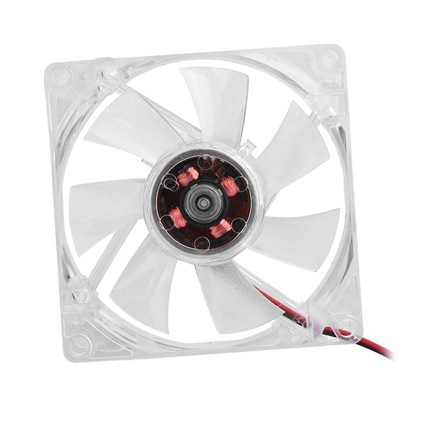80mm Silent LED PC Cooling Fan 12V 4Pin 2500 RPM