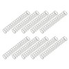PATIKIL 10pcs 304 Stainless Steel Mechanical Extension Spring Spring 0.4mm