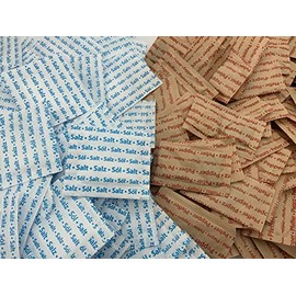 Salt & Pepper Sachets - Individual Packets (Salt & Pepper, 1000)