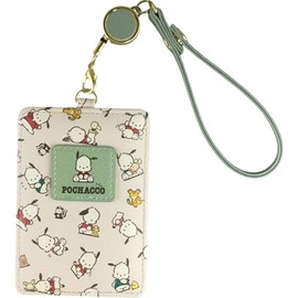 Aldi Sanrio Characters SR38-10 Pochacco Passcase with Reel, pochacco