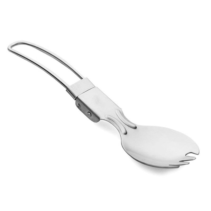 Camping Cookware Set with Camping Stove Folding Spork Cooking Pots