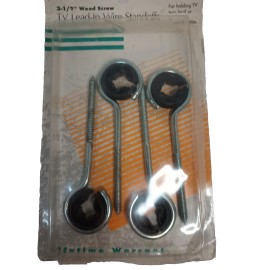 RCA VH124 Silver  Black Indoor VHF/UHF/FM Antenna Standouts 4 in package