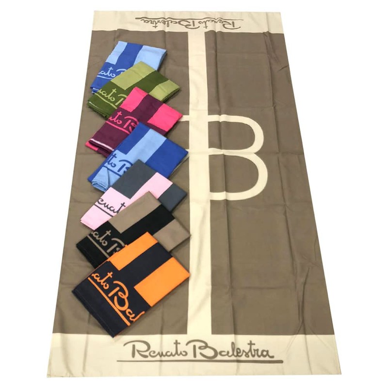 Renato Balestra Microfibre Beach Towel, Pack of 3, Multicoloured (Fango