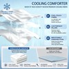 CLD Cooling Comforter Queen Size, Double-Sided Cooling for Hot Sleepers