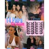 Newcally False Eyelashes Fluffy Wispy Faux Mink Lashes 8D Volume