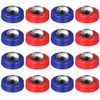 FAVOMOTO 16pcs Mini Shuffleboard Pucks Table Top Game 24mm Puck