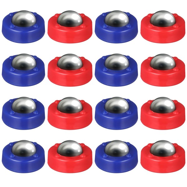 FAVOMOTO 16pcs Mini Shuffleboard Pucks Table Top Game 24mm Puck