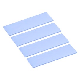 sourcing map 4 Pack M.2 Thermal Pad 70x22x1.5mm for Pc M.2 2280 nvme SSD Heatsink Cooler
