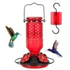 Hummingbird Feeder with Bee Guards and Ant Moat - 16