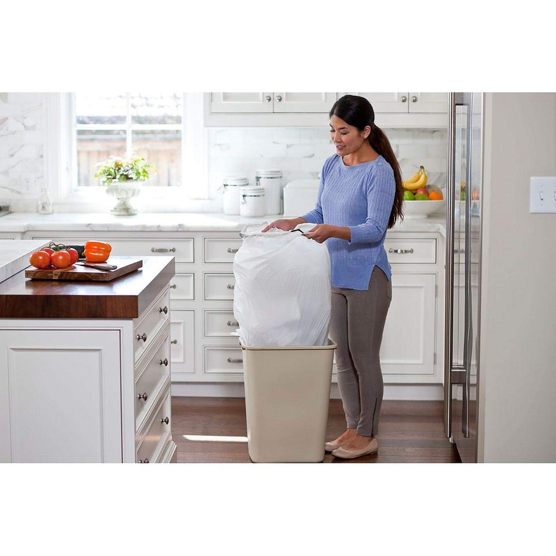 Glad Glad Forceflexplus 13-Gallon Tall Kitchen Drawstring Trash Bags 120