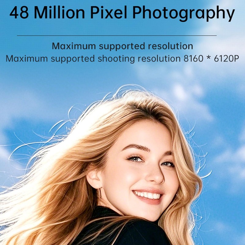 Dpofirs 4K Digital Camera for Photography, Vintage 48MP Vlogging Camera,