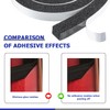 BOJACK Adhesive Foam Weather Stripping, Foam Weather Stripping Foam Stripe