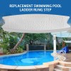 Xxzhiho 3-Pack 18" Universal Pool Ladder Steps Replacement,He