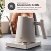 Greater Goods Electric Gooseneck Kettle, 1200W Stainless Steel with Precision