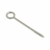 10 x Heavy-Duty Vine Eye Bolts 100mm – BZP Screw-in