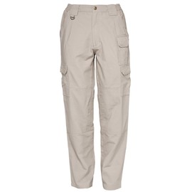 5.11 Tactical Women's Cotton Canvas Pants, Regular Fit, Cargo Pockets, Style 64358, Khaki, 2 Long