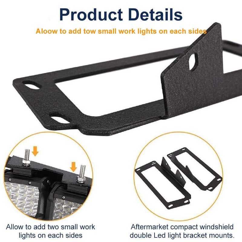 NORTHYUN Upgrade Hidden Bumper Light Pods Fog Light Mounting Brackets