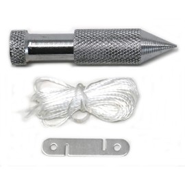 fiXte Plumb Bob and Line Set 126g with 4.5m Line Builder Measuring Surveying Tool