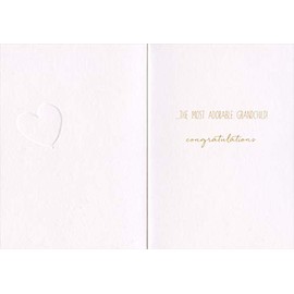 Pictura Elephant and Heart Sara Miller New Grandparents Baby Congratulations Card