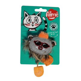 Aime Cat Toy Interactive Playful Sound Level Built-in Cat Toy Leopard Head 8cm
