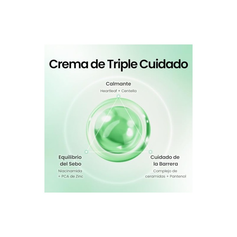 caraseoul Crema Hidratante Heartleaf Cica para Barrera Cutánea (50ml)