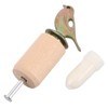 EXQUIMEUBLE 1 Juego Hand Twisted Bird Call Whistle For Practical