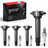 A Plus Auto Ignition Coil Spark Plugs Pack for Jeep